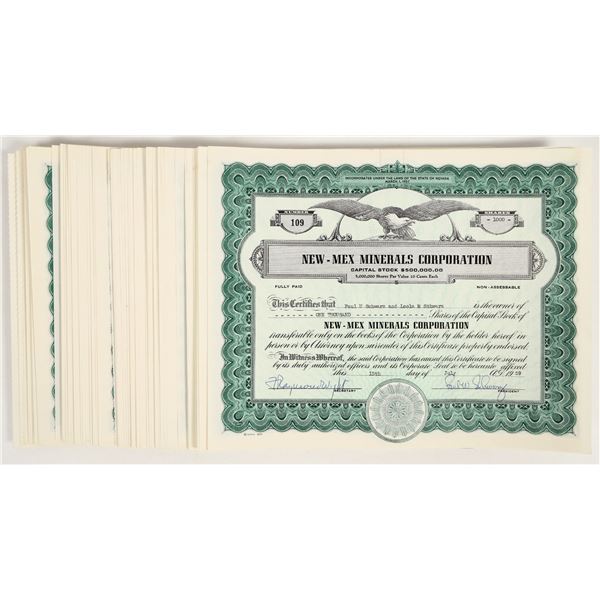 New-Mex Minerals Corp. Stocks. (75) [206158]