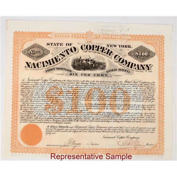 Nacimiento Copper Company Gold Bonds [207021]