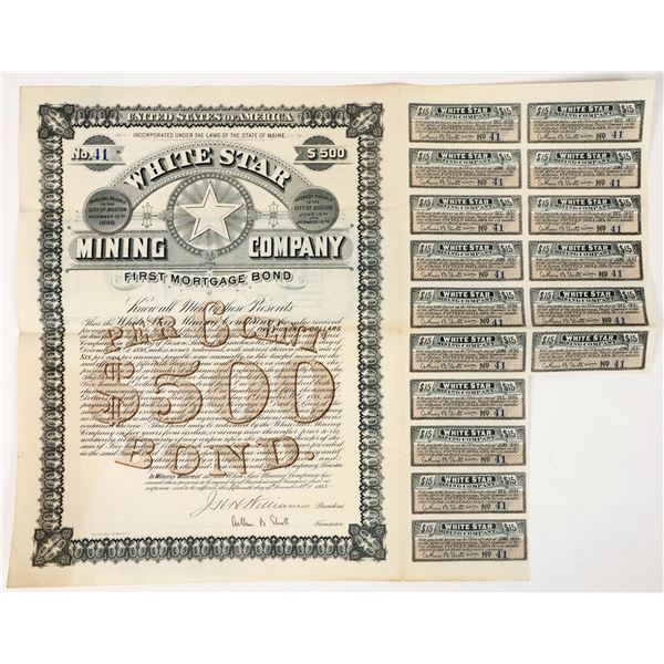 White Star Mining Company Bond Certificate [206363]