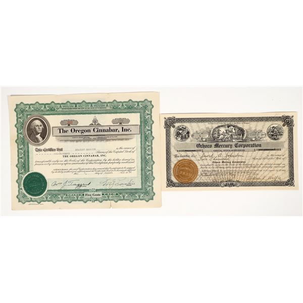 Oregon Mercury Mining Stocks [202968]