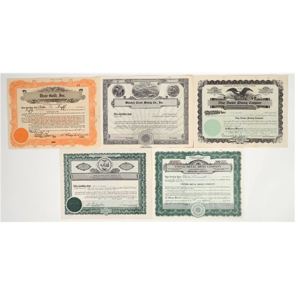 Oregon Mining Stock Group (Unlisted) [201687]