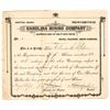 Image 1 : Carolina Mining Company Stock Certificate, 1886 [195868]