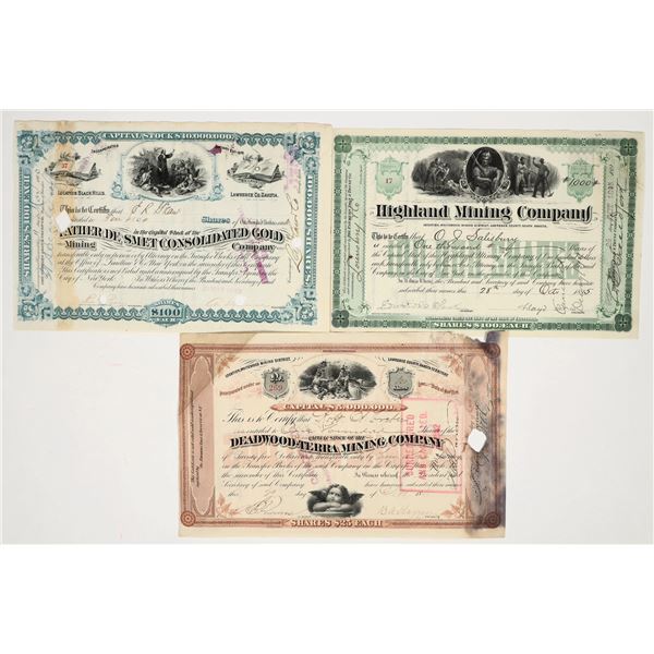 Deadwood Mining Stock Trio [204291]