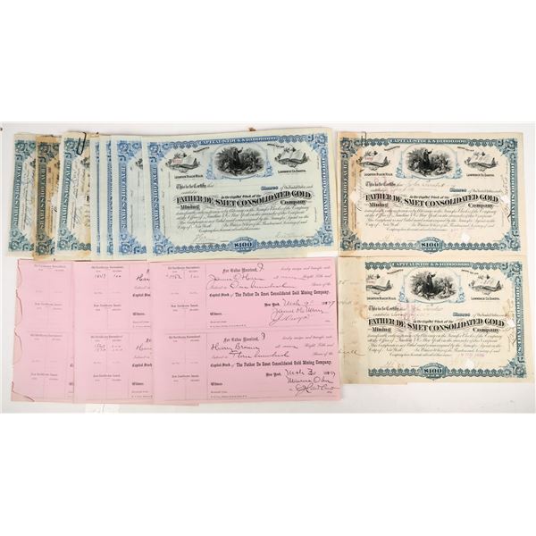 Father De Smet Consolidated Gold Company Stocks (16) [206931]