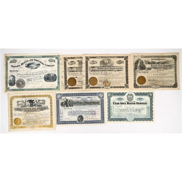 Utah Mining Stock Group (7) [206981]