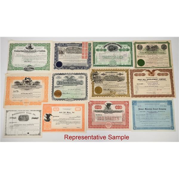 U.S. Mining Stocks/Bonds From Around the Country [205674]