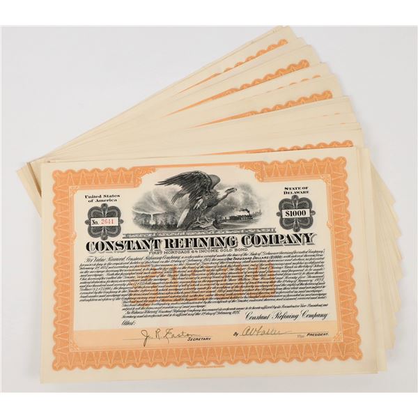 Constant Refining Co. Bonds  (25+) [206643]