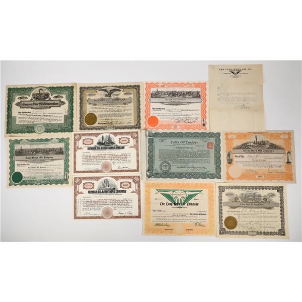 Texas Oil Company Stocks [205680]