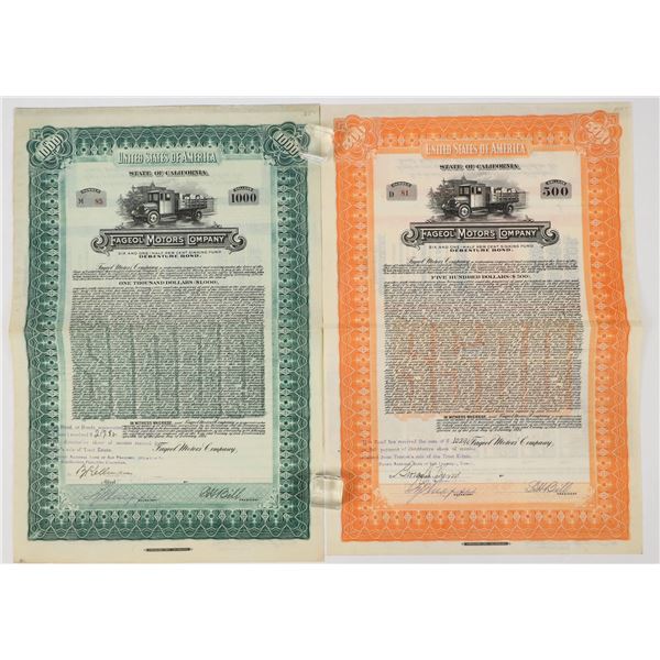 Fageol Motors Co. Bonds [205678]