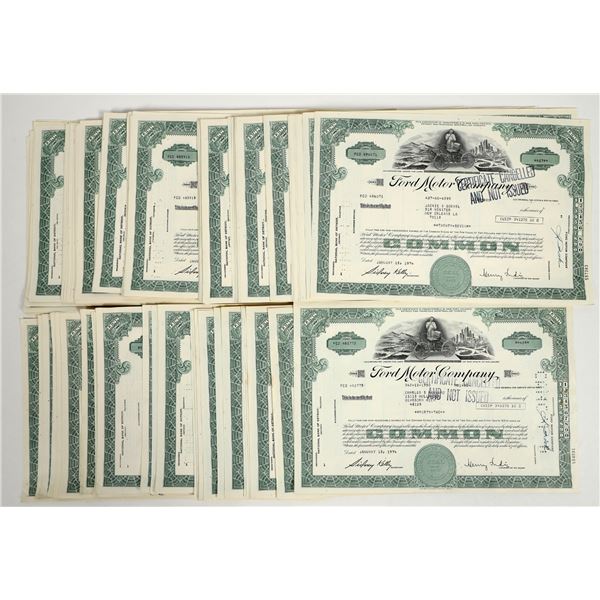 Ford Motor Company Stocks, 1968-1974 (150+) [205487]