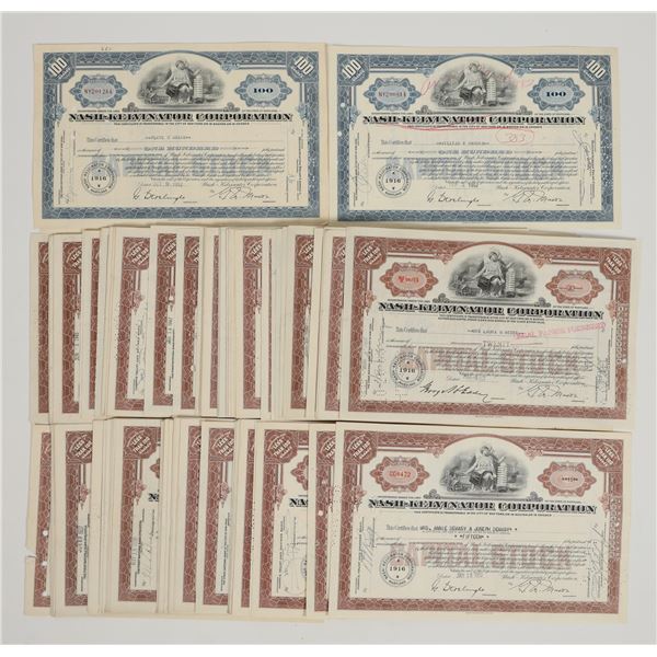 Nash -Kelvinator Corp. Stocks c.1930-1950 About 120 [205492]