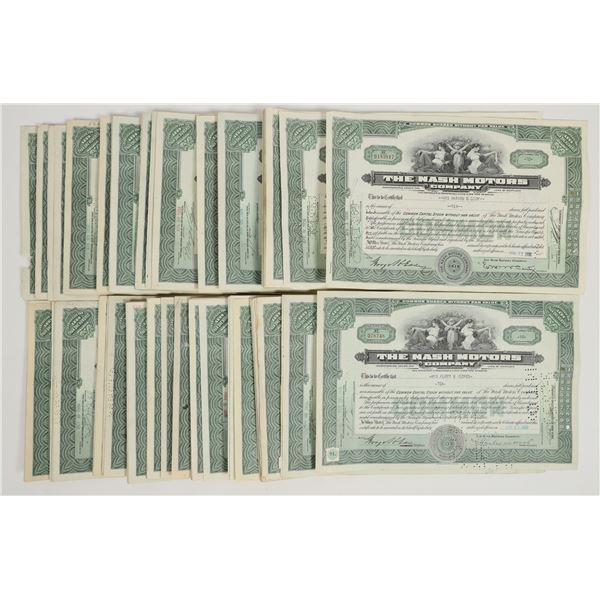 Nash Motors Company Stocks c.1930s (120) [205491]