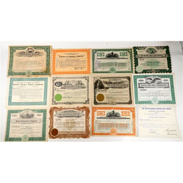 Auto Stocks, 1913-1964 (13) [206278]