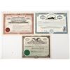 Image 1 : Racetrack / Speedway Stock Certificate Trio [205409]