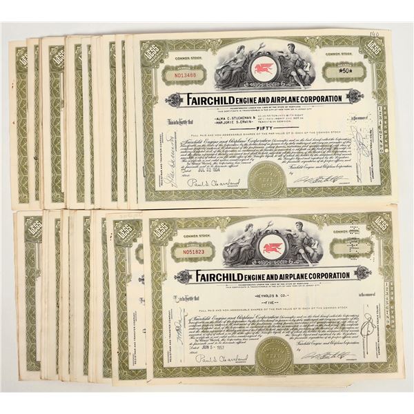 Fairchild Engine and Airplane Corp. Stocks.  (50) [206167]