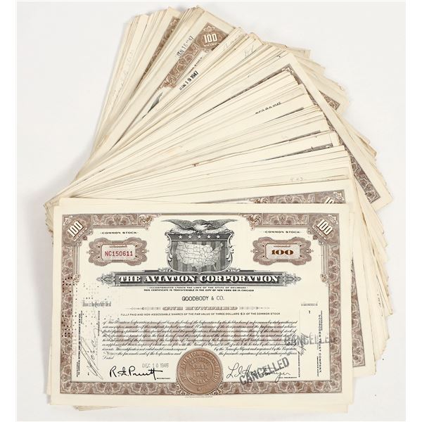 The Aviation Corporation Stock Certificates Group (200) [206241]