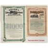Image 1 : Sierra Railway/Railroad  Co. Bonds (75) [206025]