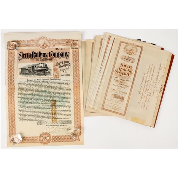 Sierra Railway Co. Bonds (15) [206791]