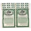 Image 1 : Ocean Shore Railway Company Gold Bond Certificates Pair [206801]