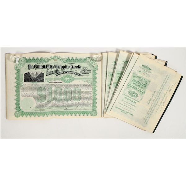 Canyon City And Cripple Creek Electric Railway Co. Bonds. [206544]