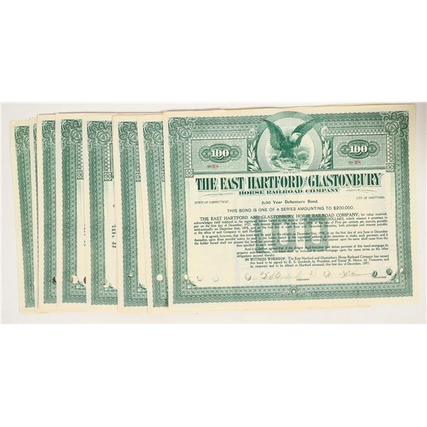 East Hartford & Glastonbury Horse Railroad Co. Bonds (12) [206070]