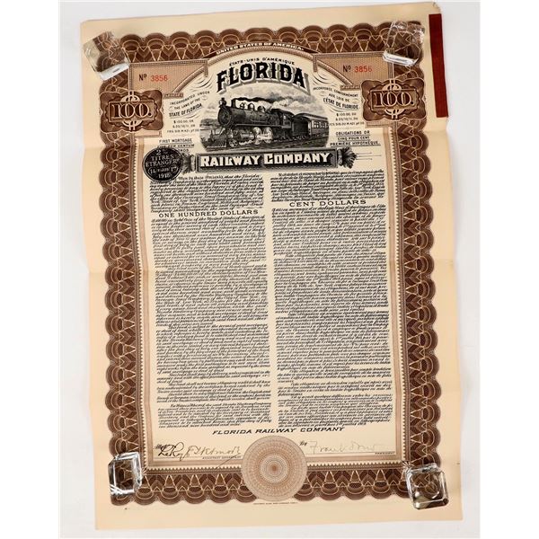 Florida Railway Co. Bond.  [206569]
