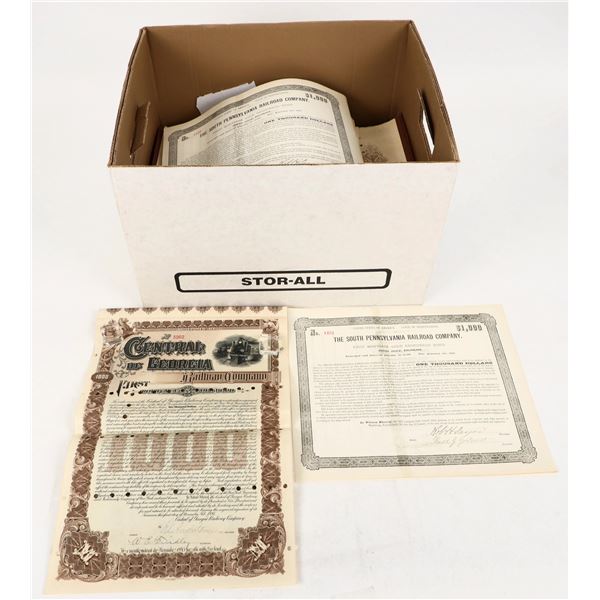 Georgia Central and South Penn Railroad Gold Bonds [201996]