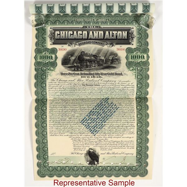 Chicago and Alton Railroad Company Gold Bonds (100+) [206250]