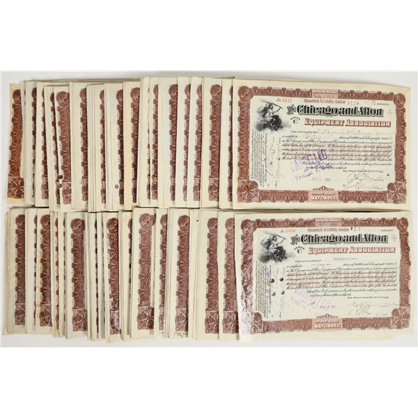 The Chicago and Alton Equipment Assoc. Stocks.  [206000]