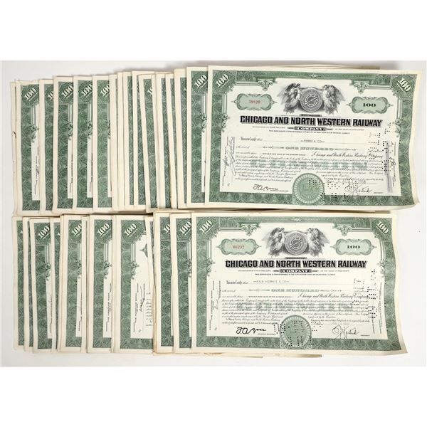 Chicago and  North  Western Railway Co. Stocks (100) [204892]