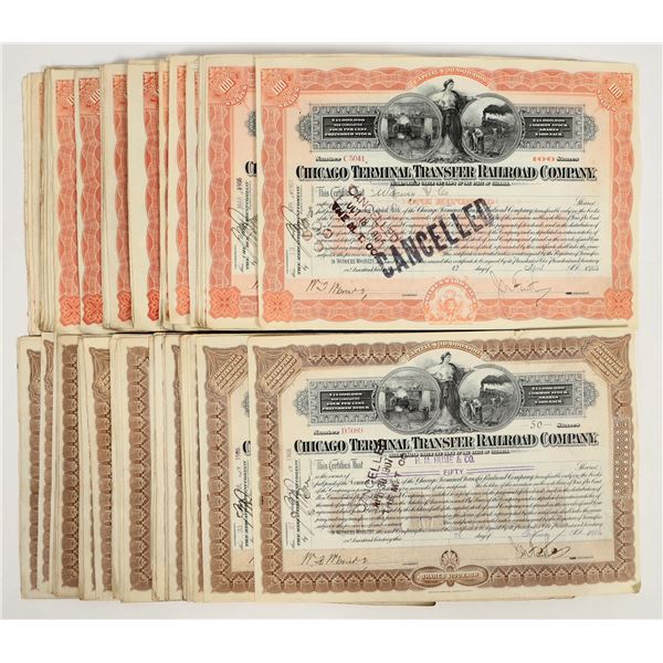 Chicago Terminal Transfer Railroad Co. Stocks. (75+) [206172]