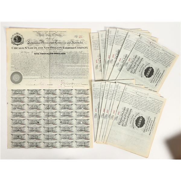 Chicago, St. Louis & New Orleans Mortgage Bonds (15) [205975]