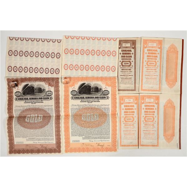 Chicago Aurora And Elgin Corp. Bonds. [206545]