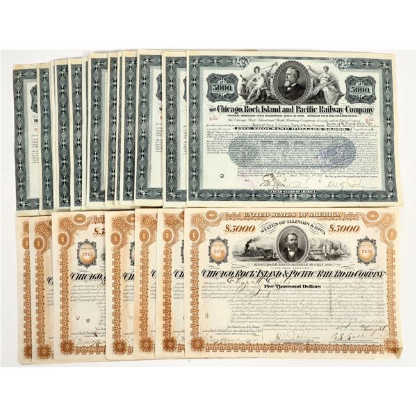 Chicago Rock Island & Pacific Rail Road Bonds (40) [206030]