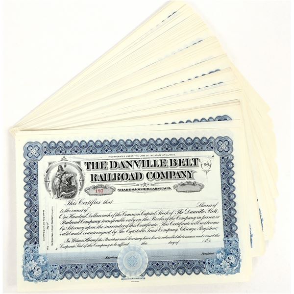 Danville Belt Railroad Co. Stocks (80) [205830]