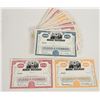 Image 1 : Monon Railroad Stock Certificates ( 180+)  [206323]