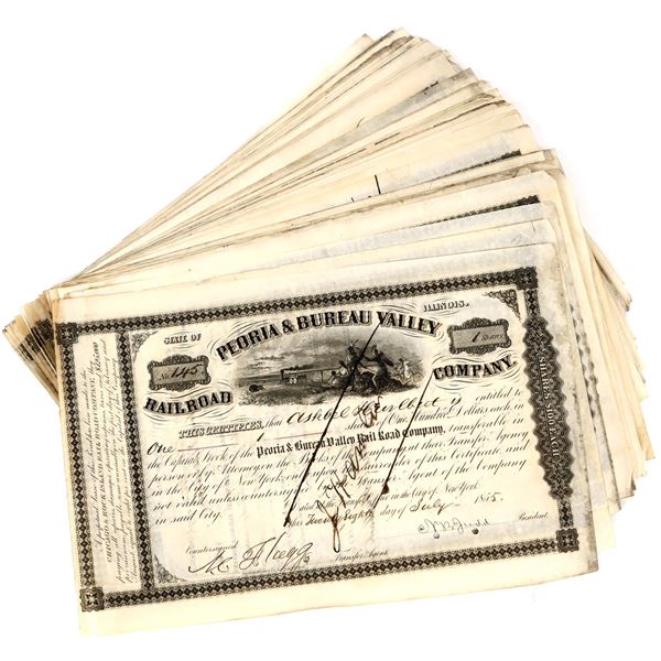 Peoria & Bureau Valley Railroad Co. Stocks [207012]