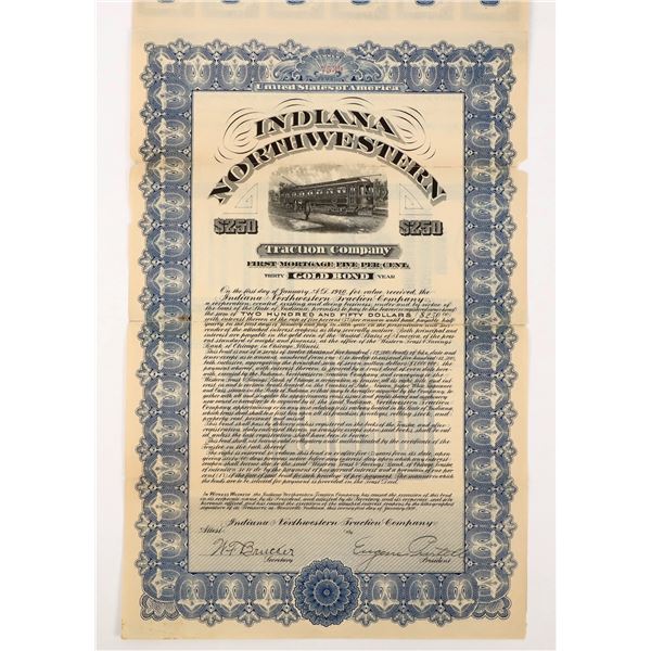Indiana Northwestern Traction Co. Bond. [206629]