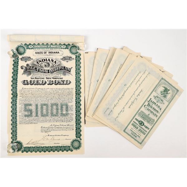 Indiana Traction Co. Bonds. (10) [206628]