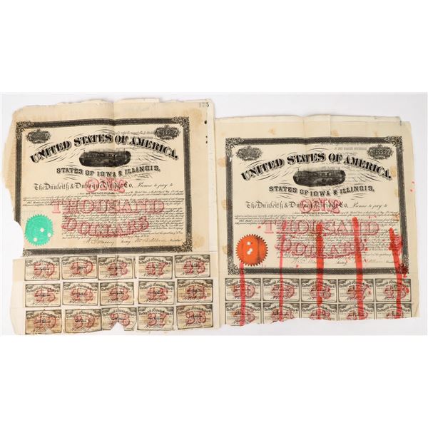 Dunleith & Dubuque Bridge Company Bonds, 1868 [197980]