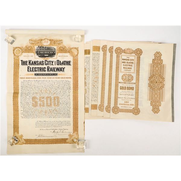 The Kansas City And Olathe Electric Railway Co.  Bonds (7) [206624]