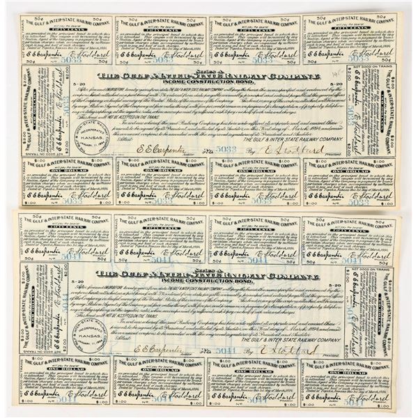 Gulf and Inter-State Railway Company Bond (2) [206359]