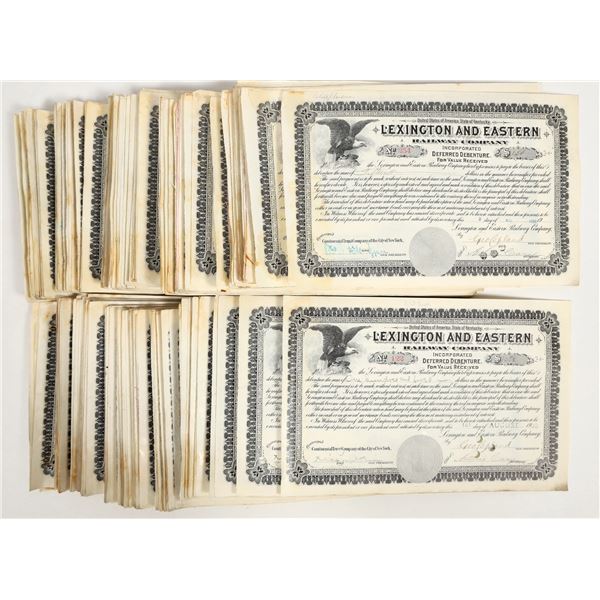 Lexington and Eastern Railway Co. Inc. Stocks [205707]