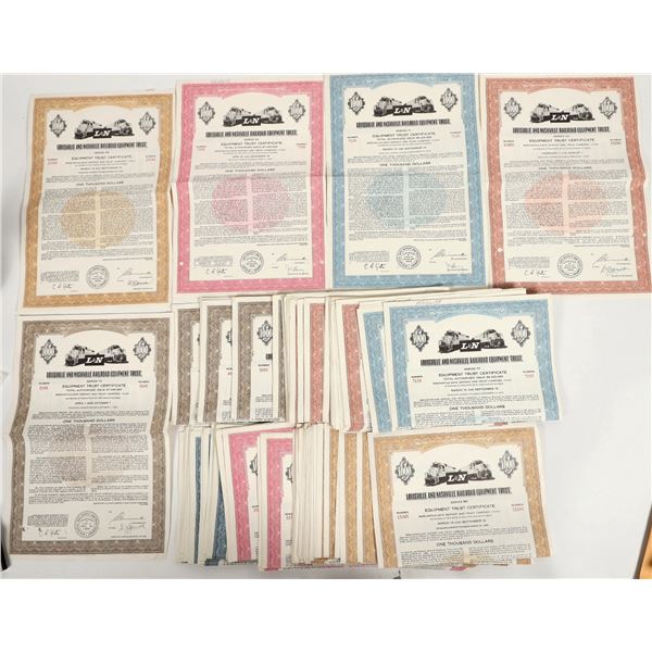 Louisville And Nashville Railroad Equipment Trust Certificates (70+) [206490]