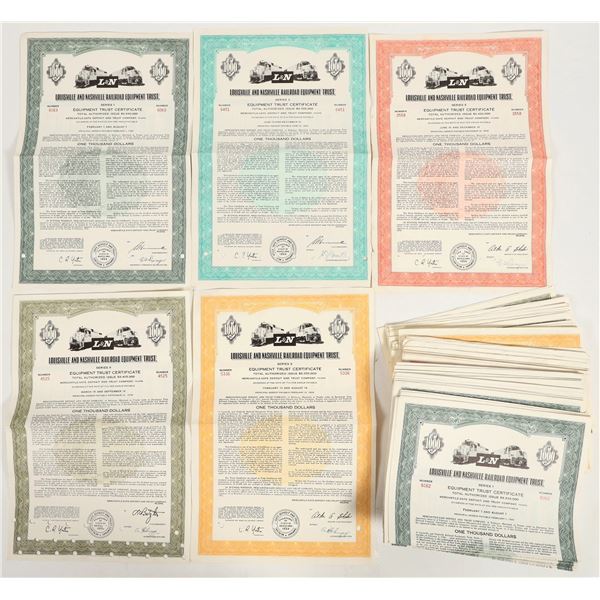 Louisville And Nashville Railroad Equipment Trust Certificates (70+) [206489]