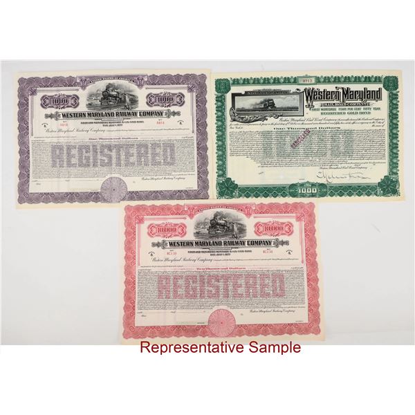 Western Maryland Railway Company Gold Bonds and Stocks [206888]