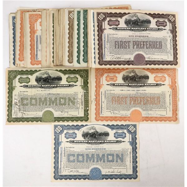 Western Maryland Railway Company Stocks [202993]