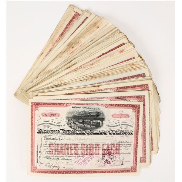 Boston Elevated Railway Co. Stocks 1900-1920 (240) [206735]