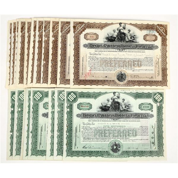 Boston Railroad Holding Co. Stocks, 1911-1944 (34) [205834]