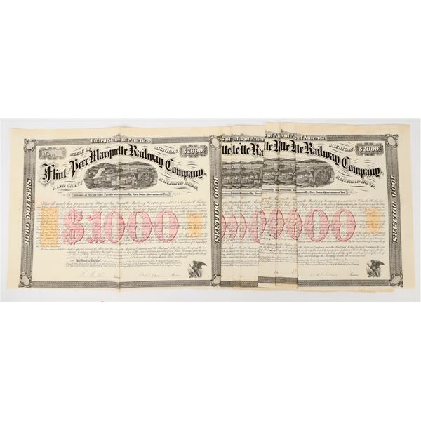 Flint & Pere Marquette Railway Company Bonds with RNs (7) [205395]